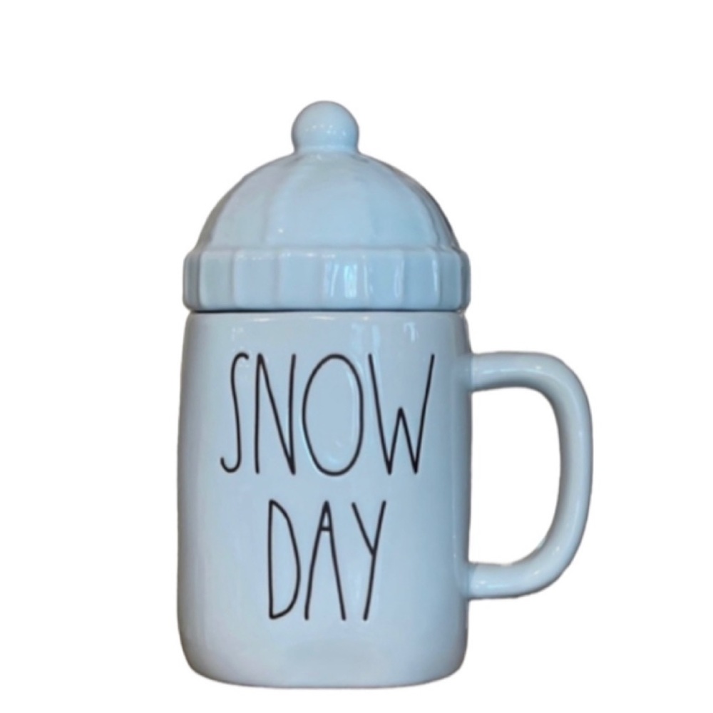 NEW Rae Dunn Light Blue “Snow Day” Mug ⛄️